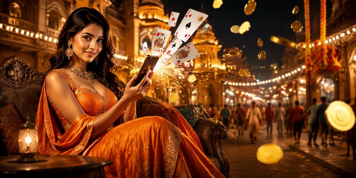 Teen Patti card game played during Diwali festival celebrations in Lucknow Old City