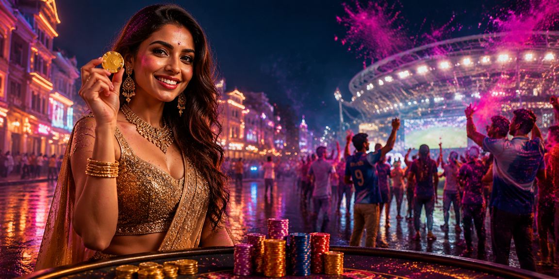 Mumbai street scene with locals enjoying betting on sports